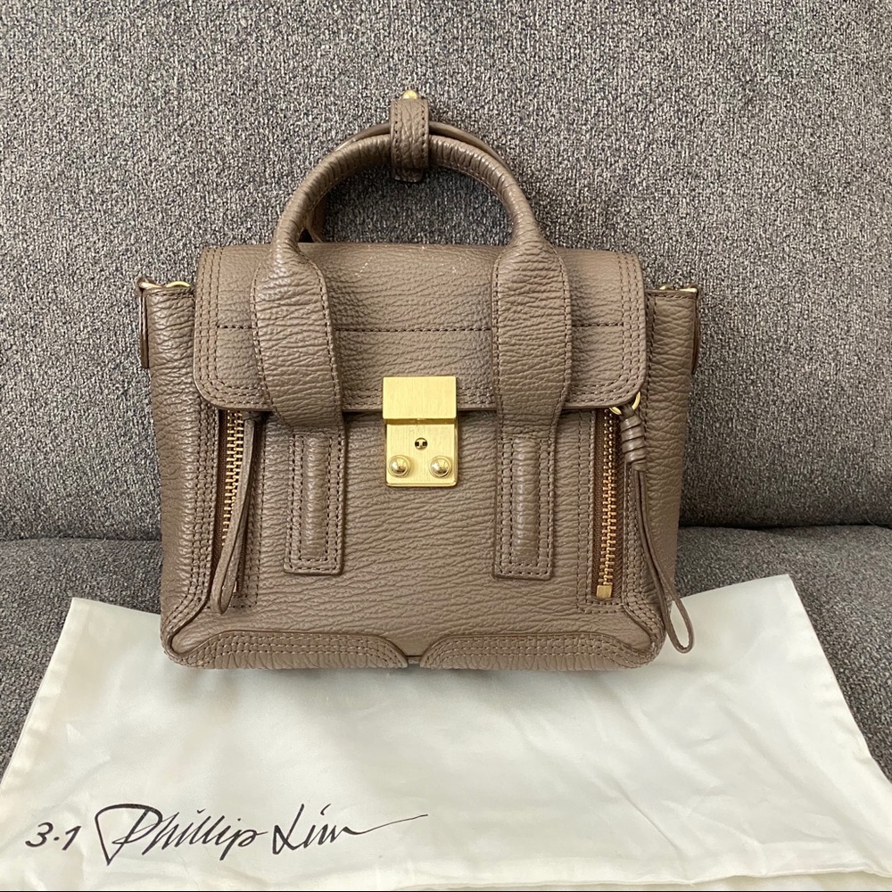 3.1 Phillip Lim Pashi Mini Satchel Taupe